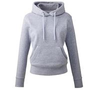 Anthem Women's Hoodie Hooded Sweatshirt, Grey Marl, L