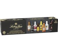 Anthon Berg 14 Dark Chocolate Liqueurs, Famous Spirits with a Delicious Liquid Filling, 219 g (Pack of 1)