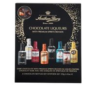Anthon Berg 8 Chocolate Liqueurs, Famous Spirits with a Delicious Liquid Filling, 125 g (Pack of 1)