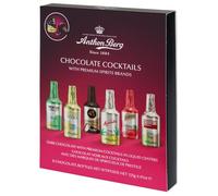 Anthon Berg 8 Dark Chocolate Cocktails, Famous Spirits with a Delicious Liquid Filling, 125 g (Pack of 1)