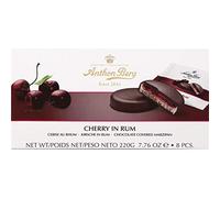 Anthon Berg Cherry in Rum Marzipan in Dark Chocolate - Purple