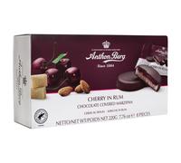 Anthon Berg Cherry in Rum Marzipan in Dark Chocolate - Purple