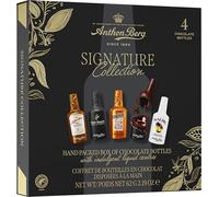 Anthon Berg Chocolate Liqueurs, 4 pcs, Dark Chocolate with Spirit Fillings, Luxurious Gift Collection, 62 g (Pack of 1)