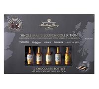 Anthon Berg - Chocolate Liqueurs - 5 Premium Single Malts Scotch Whiskies - 15 bottles 230g - With a Delicious Liquid Filling