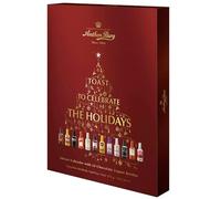 Anthon Berg Chocolate Liqueurs Advent Calendar 375g - 24 Famous Liqueur Brands Bottles with a Free Christmas Greeting Card- Chocolate Advent Calendar 2023