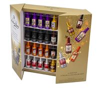 Anthon Berg Chocolate Liquor Chocolates Gift Set - Pack of 64 Premium Bottle-Shaped Original Dark Liqueurs - 8 Famous with Free Christmas Card or Keyring