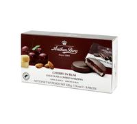 Anthon Berg Dark Chocolate Covered Marzipan Treats Cherry in Rum with a Del