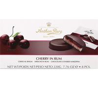Anthon Berg Cherry in Rum Marzipan in Dark Chocolate - Purple