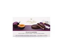 Anthon Berg - Marzipan Covered in Dark Chocolate - Plum & Madeira - Box of 220g - With a delicious jam of fresh fruits flavoured with Madeira.