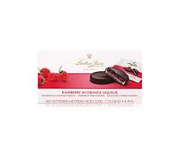 Anthon Berg - Marzipan Covered in Dark Chocolate - Raspberry & Orange Liqueur - Box of 220g - With a delicious jam of fresh fruits flavoured with Orange Liqueur.