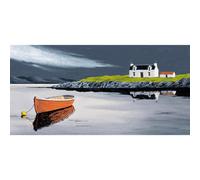 Anthony Barber Silver Light - Lewis Canvas Print Grey/green (30Cm X 60Cm)