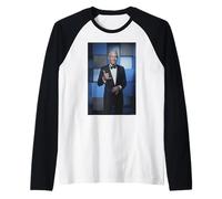 Anthony Bourdain Chef At The Emmys By Michael Grecco Raglan Baseball Tee