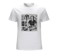 Anthony Bourdain Men's T-Shirt Unisex White Tee Clothing XL