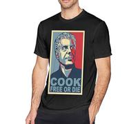 Anthony Bourdain Unisex T-Shirt Graphic Printed Tee Mens Black Shirt L