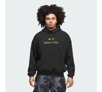 adidas Anthony Edwards Believe That Hoodie, Cotton, Black