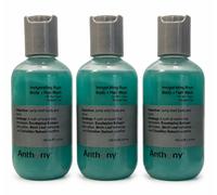 Anthony Invigorating Rush Hair and Body Wash 3 x 100ml Eucalyptus Scent