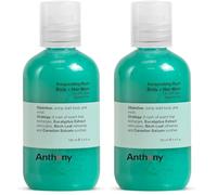 Anthony Invigorating Rush Hair and Body Wash - Pine Wood Scent Contains Eucalyptus Extract, Canadian Balsam & Birch Leaf - 100ml (Pack of 2)