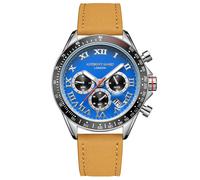 Anthony James Men's Hand Assembled Tachymeter Turbo Steel Blue Watch Anthony James Blue One Size