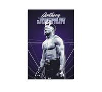 Anthony Joshua Boxing Poster Home Motivational Wall Art Fitness Gym Theme Canvas Painting Canvas Wall Decorations Family Saying Quotes Painting Artwork Frame 12x18inchs(30x45cm)