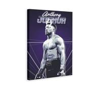 Anthony Joshua Boxing Poster Home Motivational Wall Art Fitness Gym Theme Canvas Painting Canvas Wall Decorations Family Saying Quotes Painting Artwork Frame 16x24inchs(40x60cm)