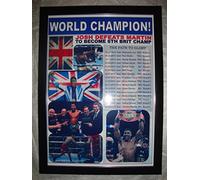 Anthony Joshua IBF World Heavyweight Champion - Boxing - 2016 - framed print
