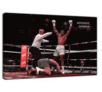 Anthony Joshua Knock Out Picture Print On Framed Canvas Wall Art Home Decor 40’’ x 30’’ inch(102x 76 cm)-38mm Depth