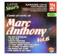 Anthony, Marc - Karaoke: Marc Anthony, Vol. 6 - Latin Stars Karaoke