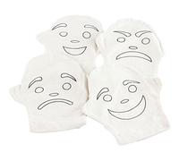 Anthony Peters 4 Calico Expression Mitts Faces to Decorate Storytelling Moods Emotions SEN