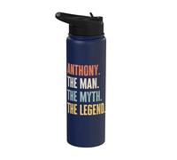 Anthony The Best, Man Myth Legend, Funny Best Name Anthony Stainless Steel Insulated Water Bottle