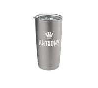 Anthony the King/Crown & Name Design for Anthony Stainless Steel Insulated Tumbler