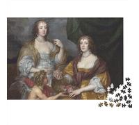 Anthony Van Dyck World Famous Paintings 1000 Piece Jigsaw Wooden Puzzles For Family Fun Fine Art Jigsaws Puzzles 1000 Pieces For Adults Gifts, Intellectual Games Museum Puzzle