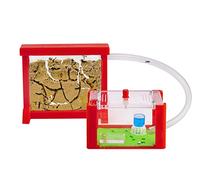 AntHouse - 3D Red Sand Ant Hill- Basic Kit | Sandwich (12x10x1 cm) + Forage Box (18x10x5 cm) | Ant Farm