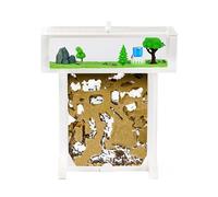 AntHouse - 3D Sand Ant Hill | White T Kit 15x15x1,5 cm | Ant Farm