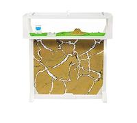 AntHouse. en - Sand Ant 3D 25x20x1.5cm | Kit T Big White | Ant Farm | Includes Colony of Ants