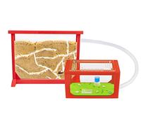 AntHouse - Natural Sand Ant Farm | 3D Medium Kit (Sandwich + Forage Box) | Color Red