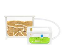 AntHouse - Natural Sand Ant Farm | 3D Medium Kit (Sandwich + Forage Box) | Color White