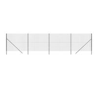 (anthracite, 1.6 x 10 m) vidaXL Wire Mesh Fence Chain Link Fence Panel Green Galvanised Steel 0.8x10 m