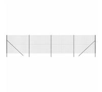 (anthracite, 1.8 x 10 m) vidaXL Wire Mesh Fence Chain Link Fence Panel Green Galvanised Steel 0.8x10 m