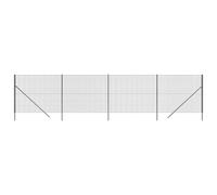 (anthracite, 1.8 x 10 m) vidaXL Wire Mesh Fence Chain Link Fence Panel Green Galvanised Steel 1.4x10 m