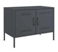 (anthracite, 1 pcs) vidaXL TV Cabinets TV Stand TV Unit Entertainment Centre 2 pcs Pink Steel
