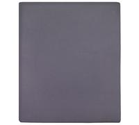 vidaXL Jersey Fitted Sheets 2 pcs Anthracite 100x200 cm Cotton