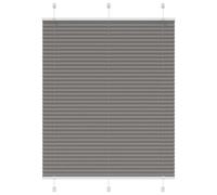 vidaXL Pleated Blind Anthracite 110x100 cm Fabric Width 109.4 cm Polyester, pleated window shade, pleated shade, concertina blind, plisse blind