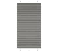 vidaXL Pleated Blind Anthracite 110x200 cm Fabric Width 109.4 cm Polyester