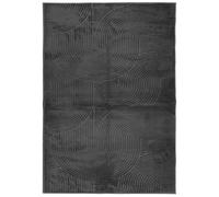 vidaXL Rug IZA Short Pile Scandinavian Look Anthracite 120x170 cm