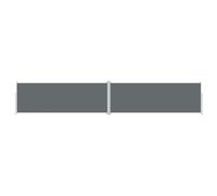 (anthracite, 180 x 1000 cm) vidaXL Retractable Side Awning Balcony Windscreen Patio Sun Protection Screen