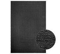 (anthracite, 200 x 290 cm/rectangular design) vidaXL Rug Floor Carpet for Indoor and Outdoor Door Mat Kitchen Rug Jute Look