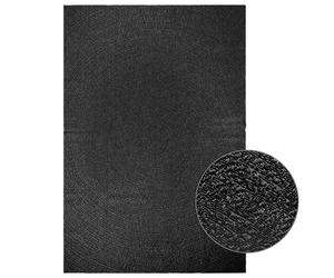 (anthracite, 200 x 290 cm/round design) vidaXL Rug Floor Carpet for Indoor and Outdoor Door Mat Kitchen Rug Jute Look