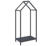 (anthracite, 40 x 25 x 90 cm) vidaXL Firewood Rack White 40x25x90 cm Cold-rolled steel fireplace log holder