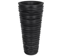 Planter with Removable Inner Patio Raised Bed Plant Pot PP Grooved Look vidaXL