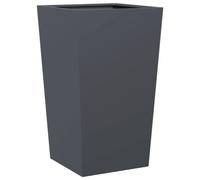 (anthracite, 45 x 45 x 75 cm/ 1 pcs) vidaXL Garden Planters Outdoor Flower Pot Patio Raised Bed Planter Box Steel